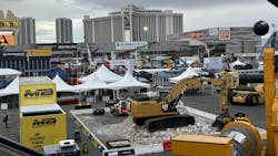 Construction equipment on display at CONEXPO Construction equipment on display at CONEXPO