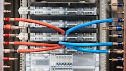 Hydraulic hoses, fittings and other components installed in a data center cooling system Hydraulic hoses, fittings and other components installed in a data center cooling system