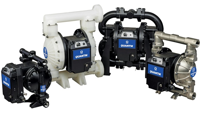 Four models of Graco's Quantm Electric Pumps