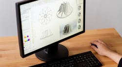 Computer Screen Showing a Part Being Modeled in Design Software Computer Screen Showing a Part Being Modeled in Design Software