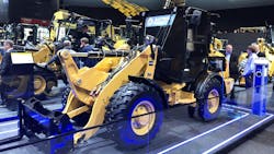 Caterpillar Electric-Powered Machine on Display at Trade Show Caterpillar Electric-Powered Machine on Display at Trade Show