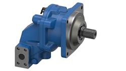 Bosch Rexroth A2FM Axial Piston Fixed Motor on a white background Bosch Rexroth A2FM Axial Piston Fixed Motor on a white background