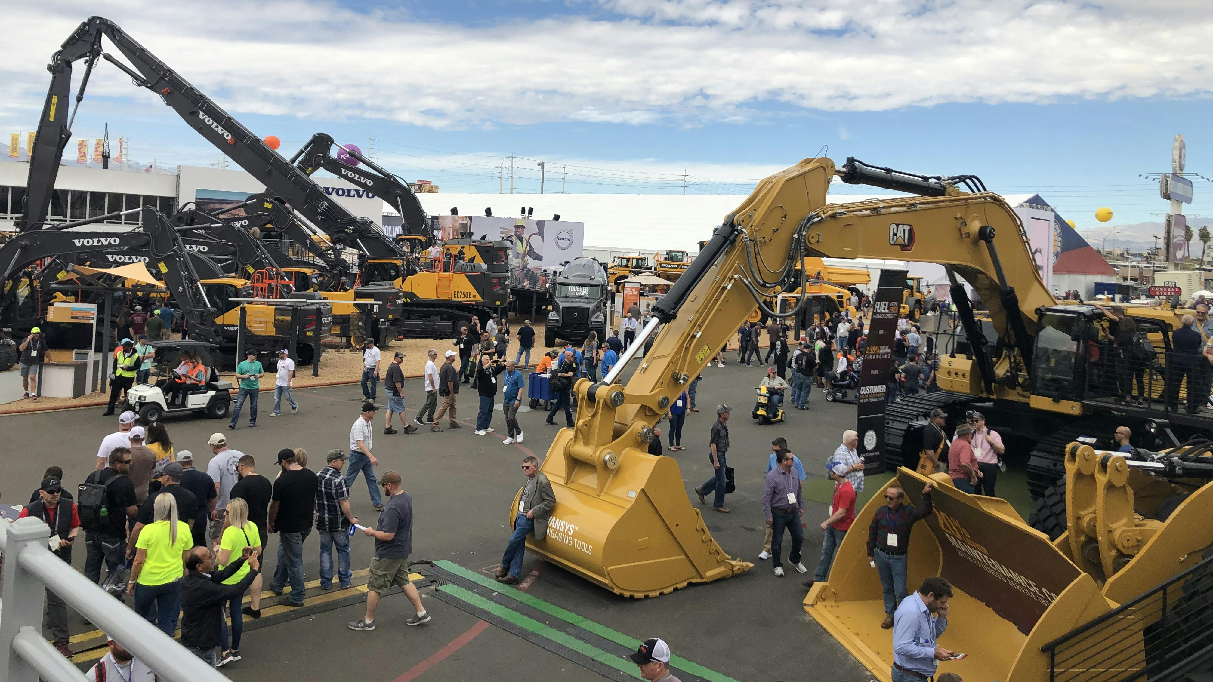 Construction Equipment on Display at CONEXPO