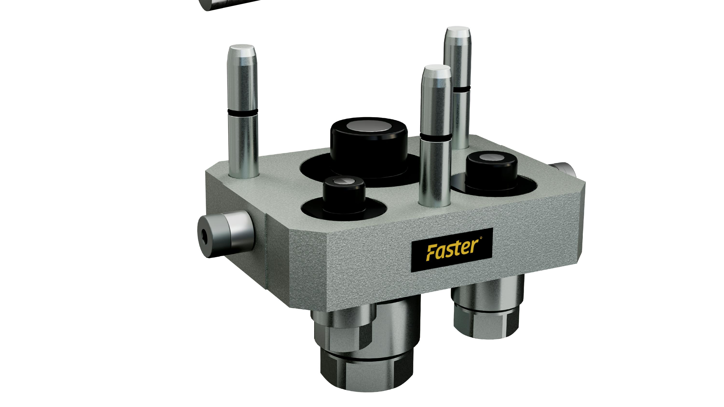 Portion of the Faster MultiQTC multiconnection system