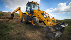 Backhoe Working in the Dirt Backhoe Working in the Dirt