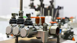 Cross section of hydraulic control valves Cross section of hydraulic control valves