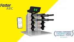 Product image of the Faster ABC System and logos for the Agritechnica Systems & Components award it received Product image of the Faster ABC System and logos for the Agritechnica Systems & Components award it received