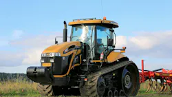 Tractor and Implement in a Field Tractor and Implement in a Field