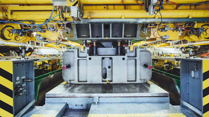 Hydraulic Press on Manufacturing Line