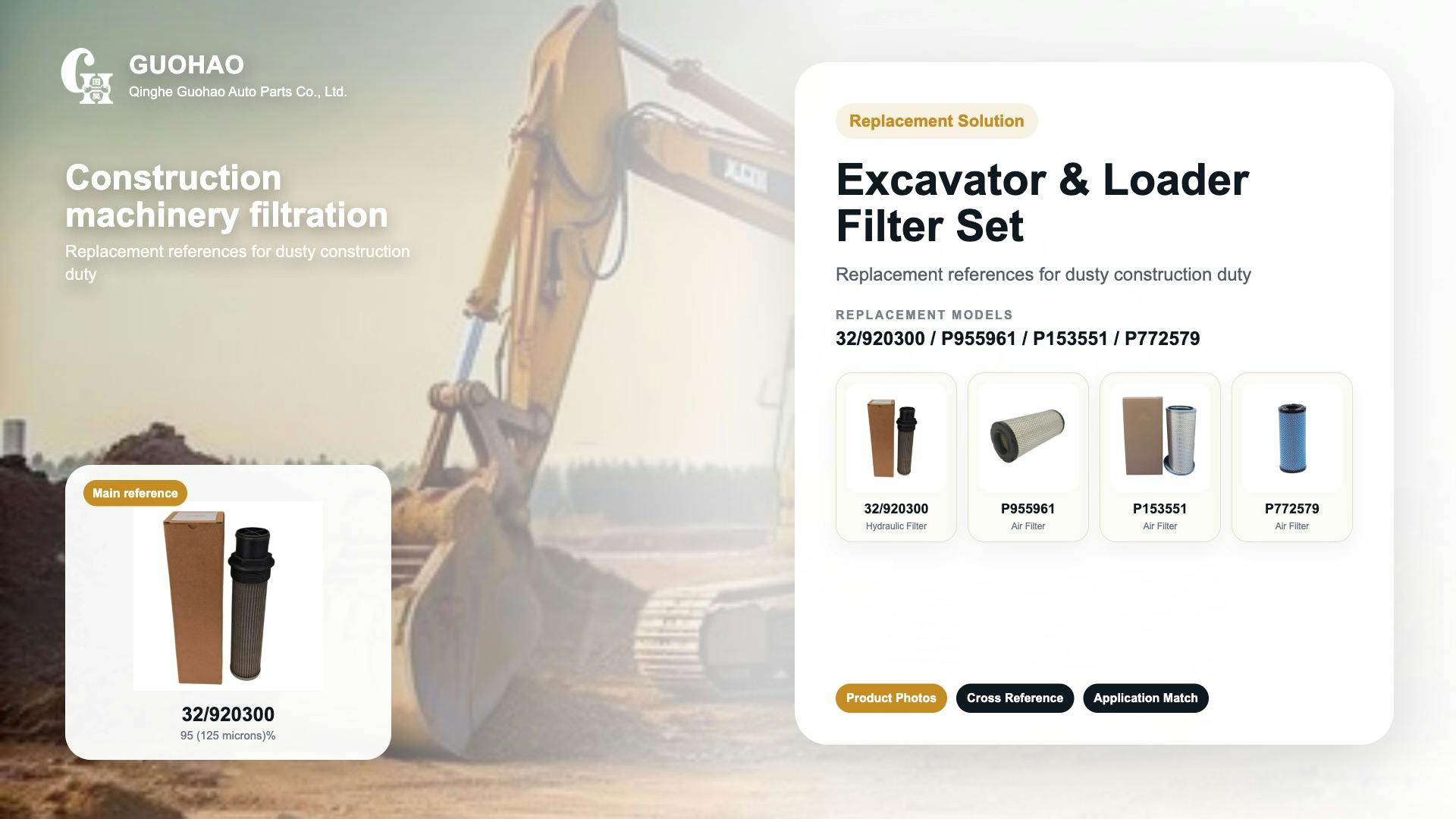 Excavator and Loader Filter Guide