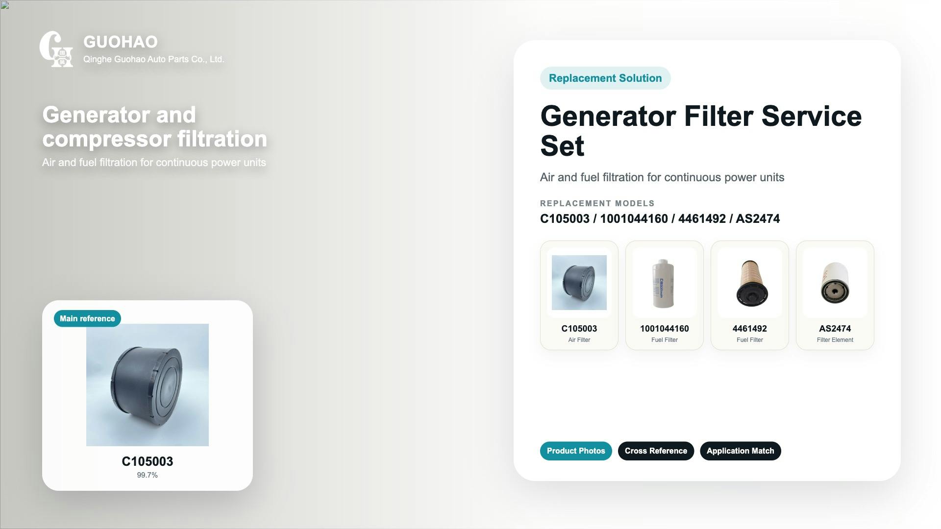 Generator Compressor Filter Guide