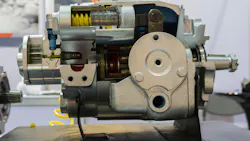 Cutaway of a Piston Pump