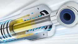 Interior View of Hydraulic Cylinder and Seals
