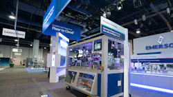 Emerson technology on display at a trade show Emerson technology on display at a trade show