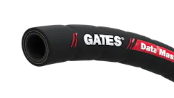 Gates Corp. Close up on Gates Large Diameter Data Master MegaFlex Hose