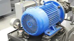 Electric Motor Powering Industrial Equipment