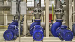 Line of Motors in an Industrial Operation