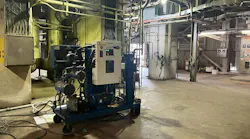 A Hy-Pro Filter Cart in use in a facility