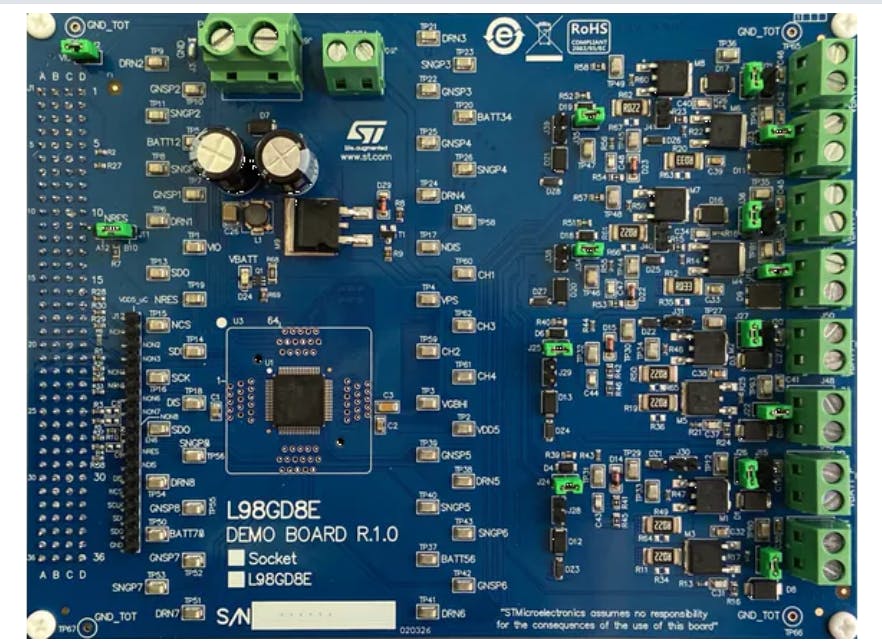 STMicroelectronics EVL-L98GD8E Evaluation Board