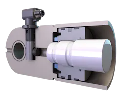 Leggett & Platt IRM Sensor Installed in a Hydraulic Cylinder