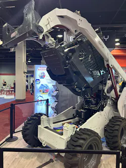 HYDAC Skid Steer Demo Vehicle at iVT Expo
