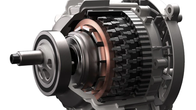 Interior View of Transverse Flux Motor