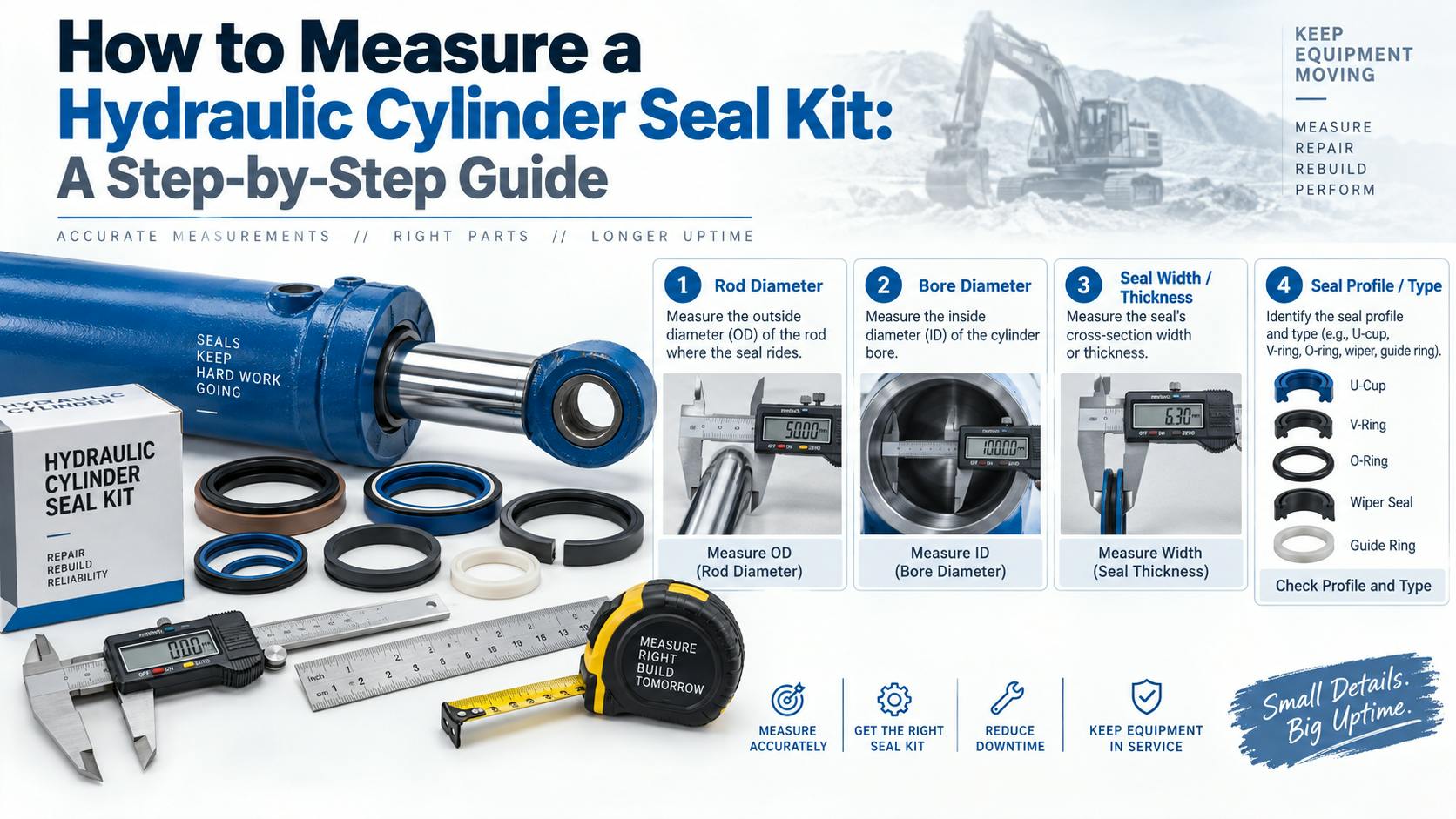 Fujis Seal Publishes Hydraulic Cylinder Seal Kit Identification Guide