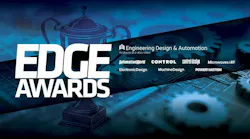 EDGE Awards logo and logos for EndeavorB2B brands that promote that awards on a blue background with a trophy