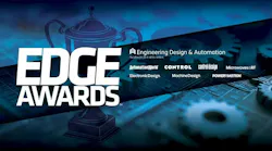 EDGE Awards logo and logos for EndeavorB2B brands that promote that awards on a blue background with a trophy