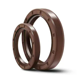 FKM radial shaft seals with fully rubber-covered outer diameters