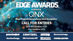 EDGE Awards logo as well as logos of EB2B design and engineering related brands